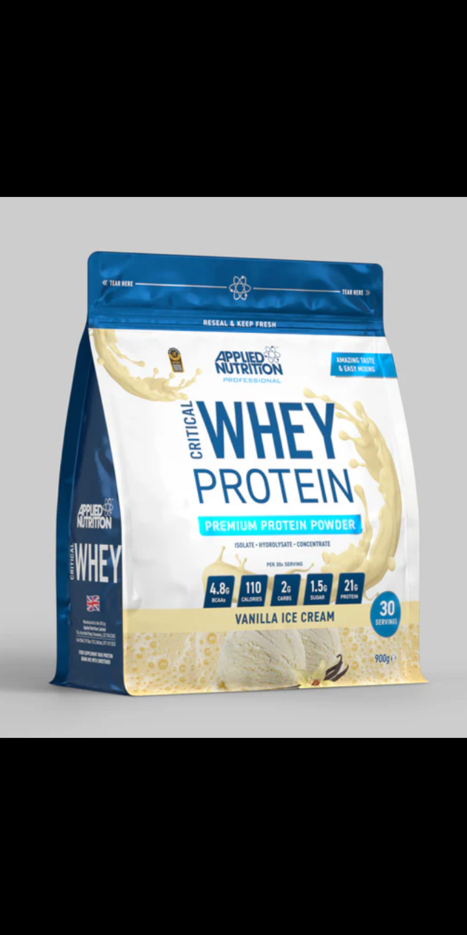 CRITICAL WHEY 900G PROTEIN POWDER (30 SERVINGS)